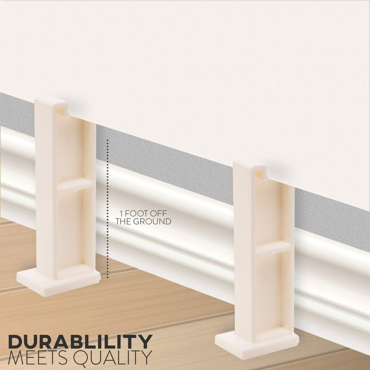 Heater Ezymount Drill-Less Mounting System, White H3T6 - product image 3