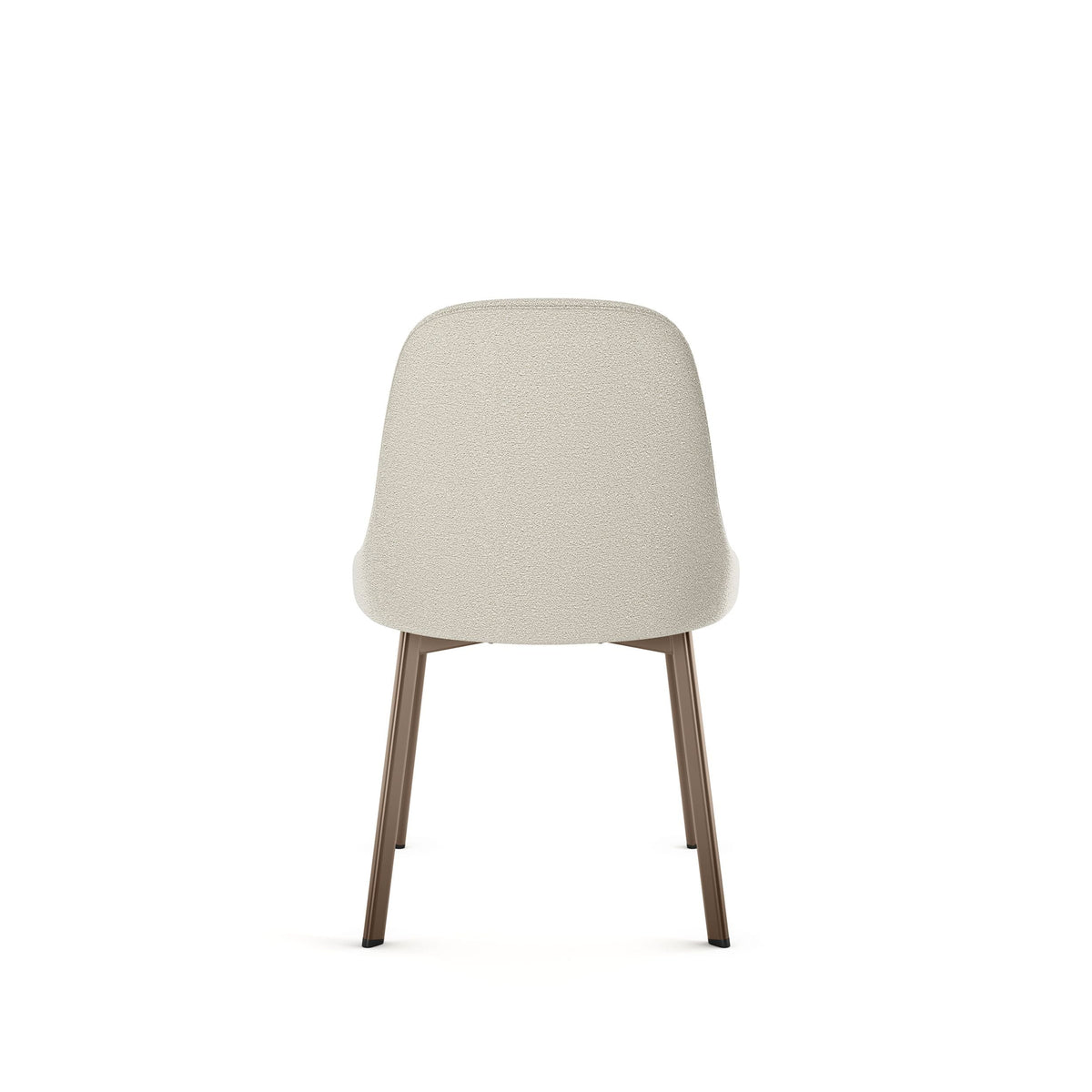 Harper Upholstered Dining Chair, Boucle Polyester Fabric & Bronze Metal Frame J2M4 - product image 4