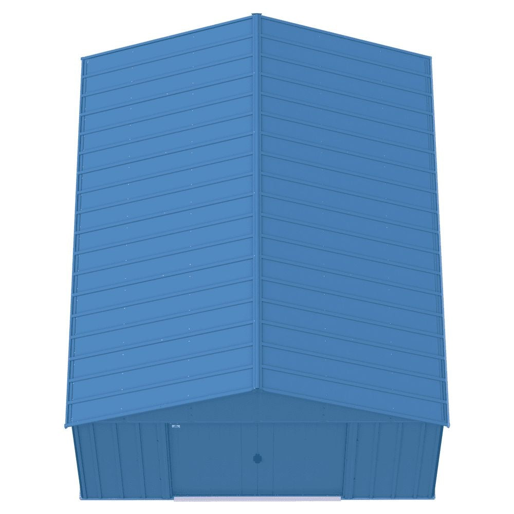 Classic 12x14-ft Blue Grey Corrosion-Resistant Steel Shed V9M1 - product image 4
