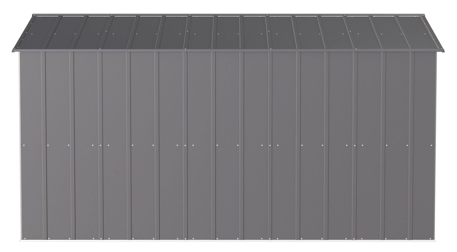 Classic Galvanized Steel Storage Shed, Charcoal, 10-ft x 12-ft V6I1 - product image 6