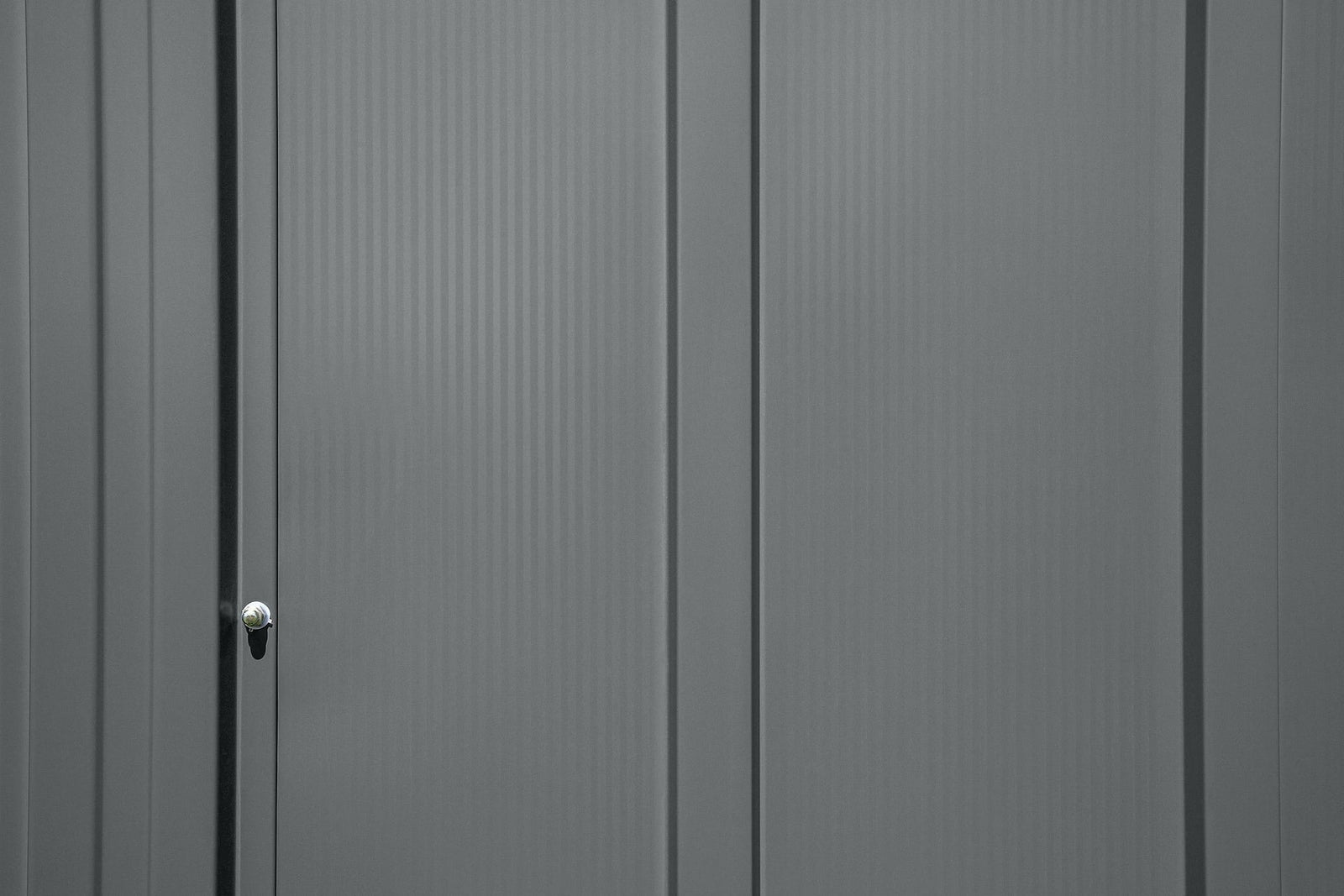 Classic Galvanized Steel Storage Shed, Charcoal, 10-ft x 12-ft V6I1 - product image 8
