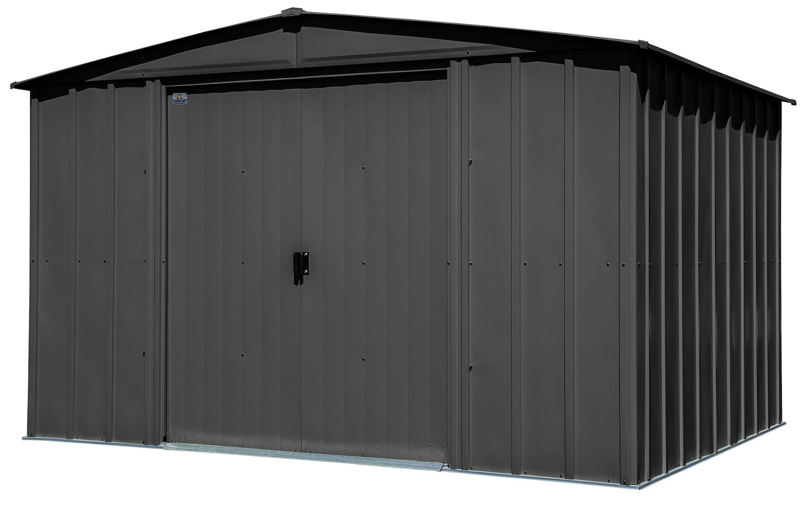 Classic Galvanized Steel Storage Shed, Charcoal, 10-ft x 8-ft B5G3 - product image 3