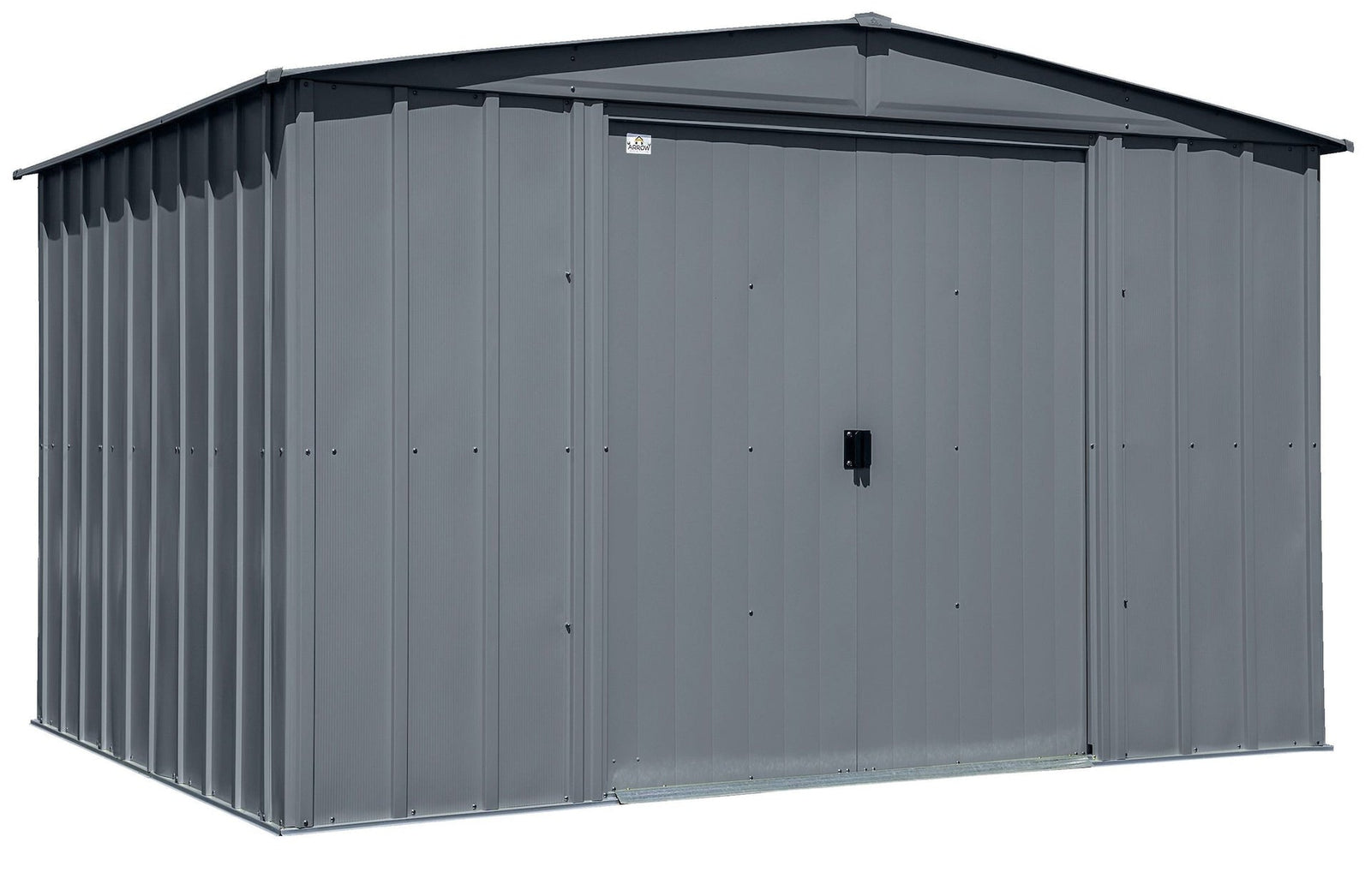 Classic Galvanized Steel Storage Shed, Charcoal, 10-ft x 8-ft B5G3 - product image 5