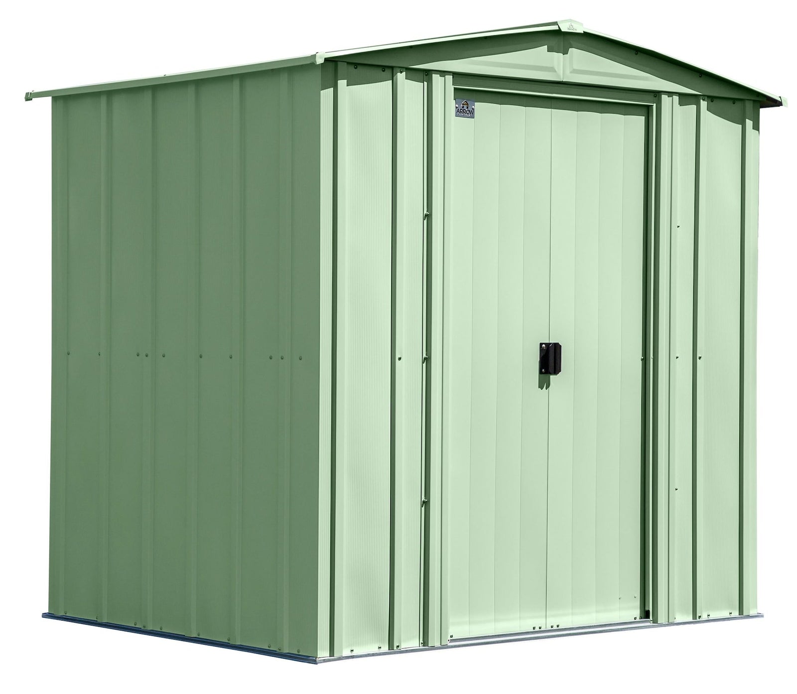Classic Galvanized Steel Storage Shed, Sage Green, 6-ft x 5-ft C5W0 - product image 2