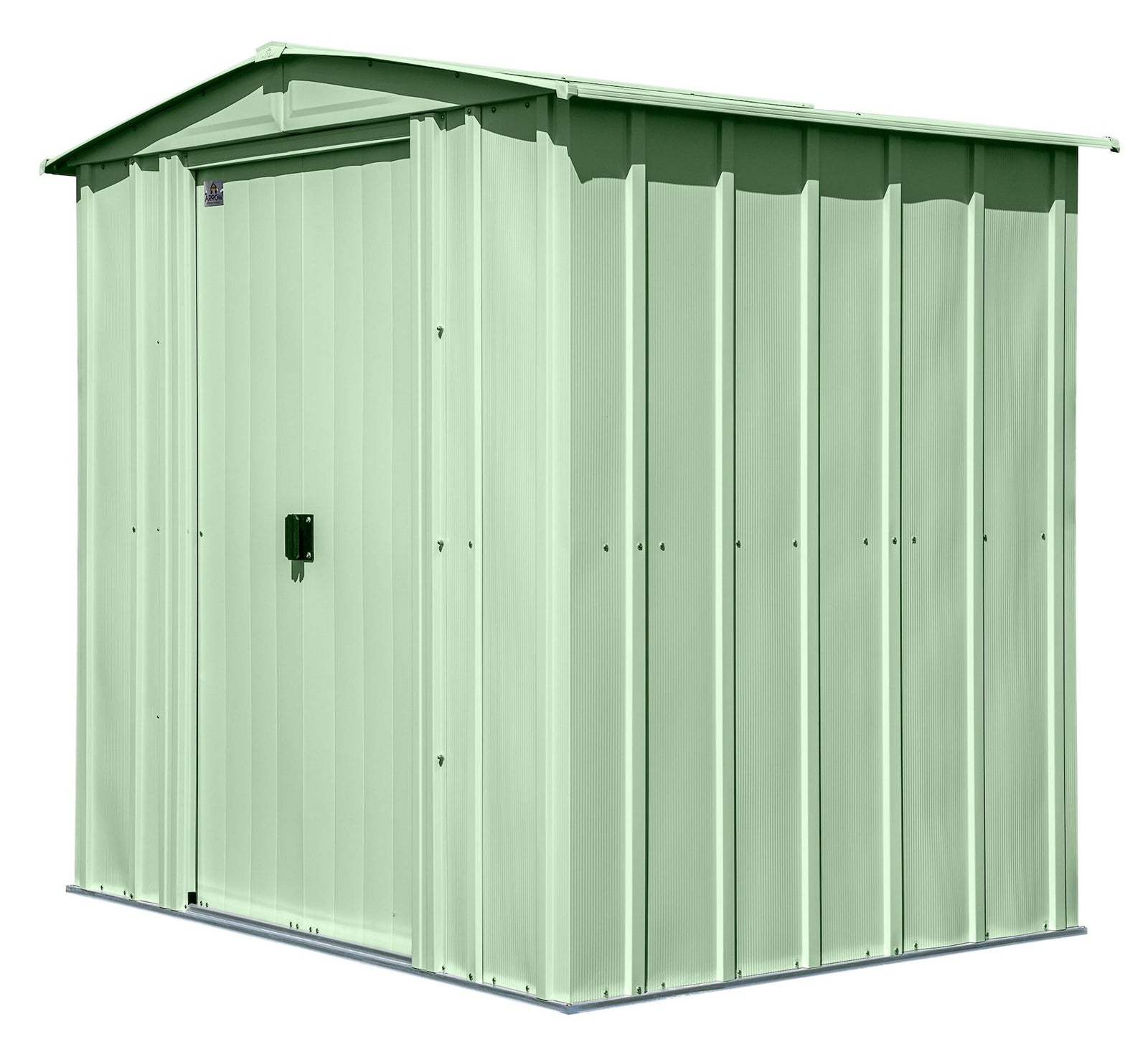 Classic Galvanized Steel Storage Shed, Sage Green, 6-ft x 5-ft C5W0 - product image 3