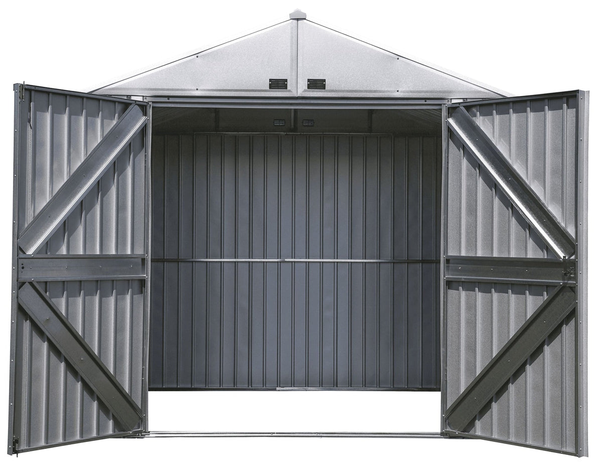 Elite 8x6-ft Corrosion-Resistant Steel Storage Shed Z1N2 - product image 6