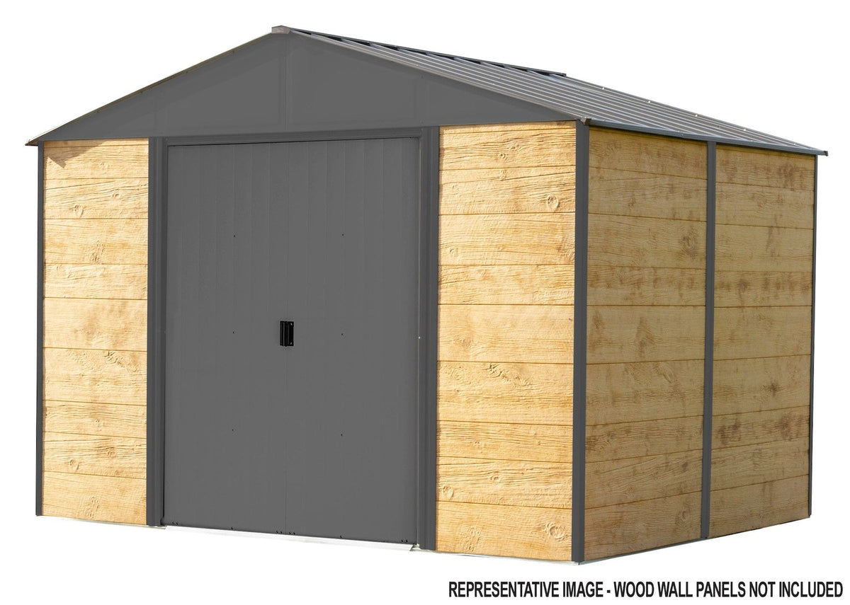 Ironwood Steel Hybrid Shed Kit, Anthracite, 8-ft x 8-ft B1T1 - product image 7