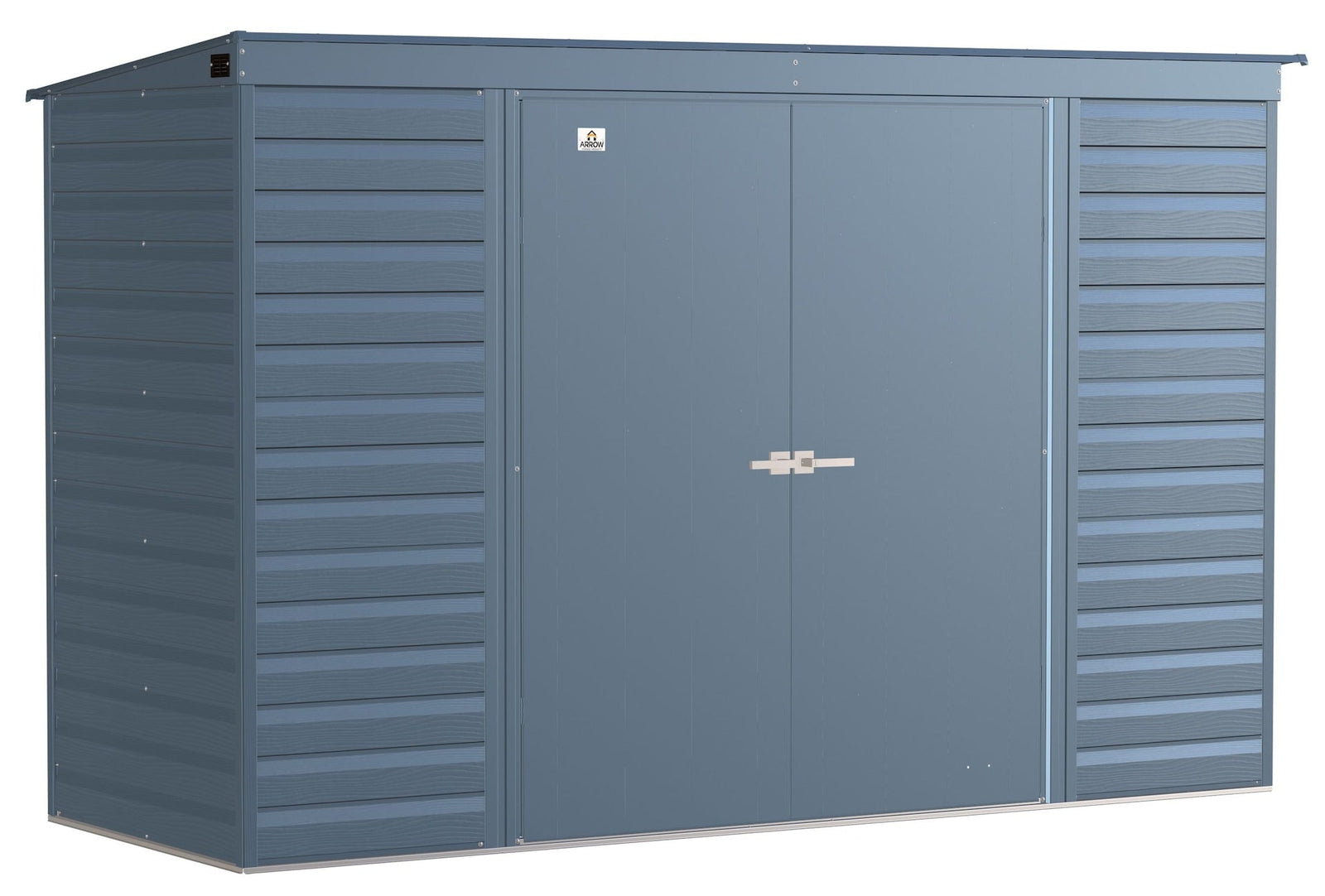 Select Galvanized Steel Storage Shed, Blue Grey, 10-ft x 4-ft R7X3 - product image 4
