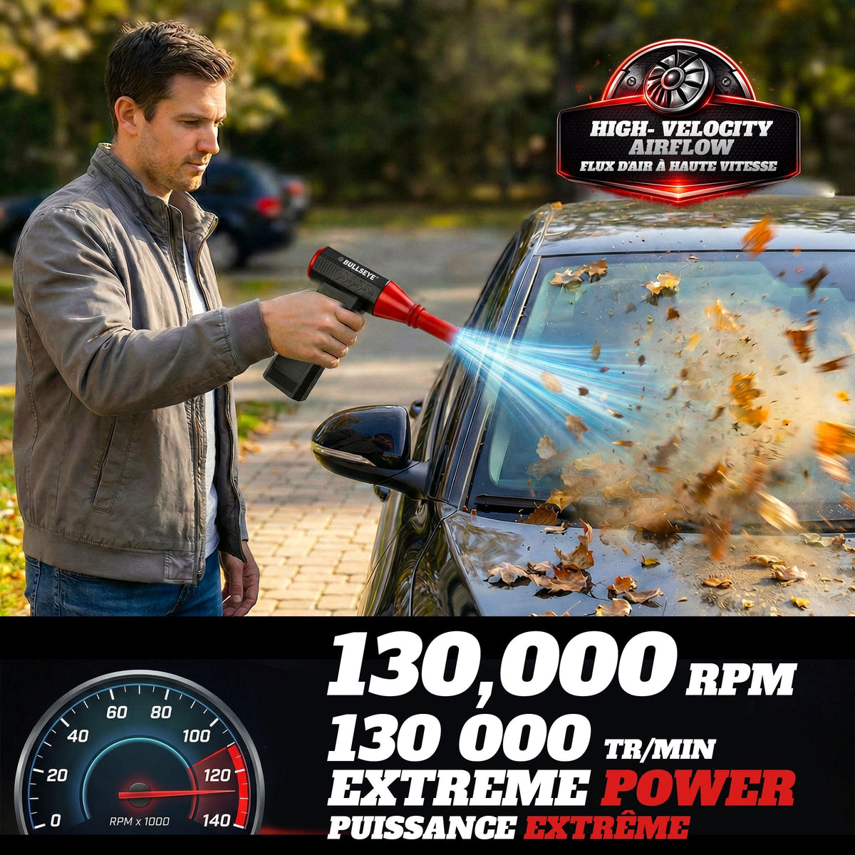 Bullseye Air Blaster 7.4V Rechargeable Handheld Blower R8B1 - product image 3
