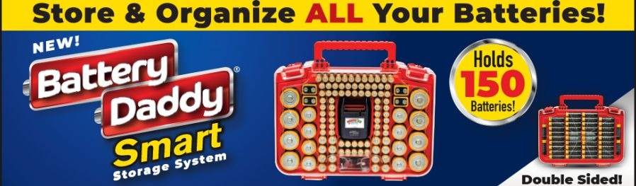 Ontel Battery Daddy 180 Battery Organizer and Storage Case C5S3 - product image 2