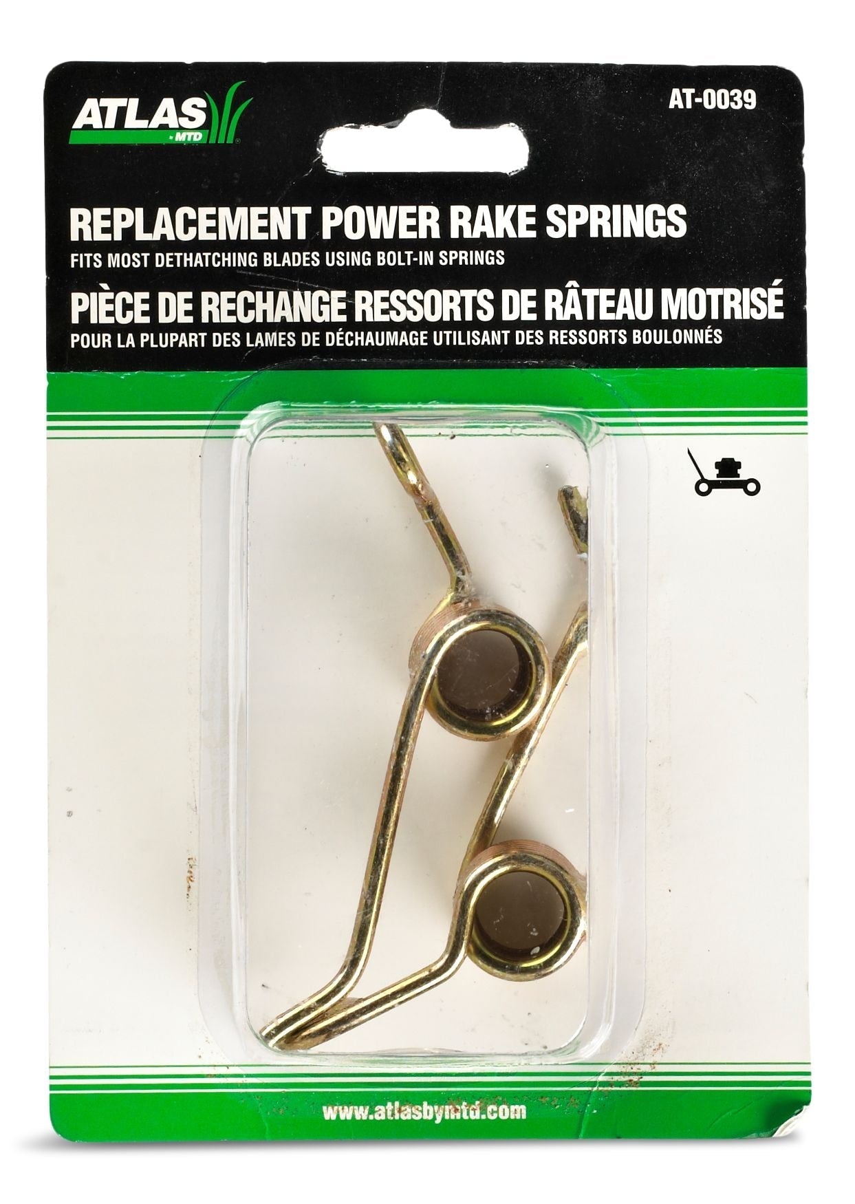 Thatcher Steel Bolt-On Replacement Springs, 2-pk; for Lawn Mower Dethatching Blades L9Y0 - product image 5