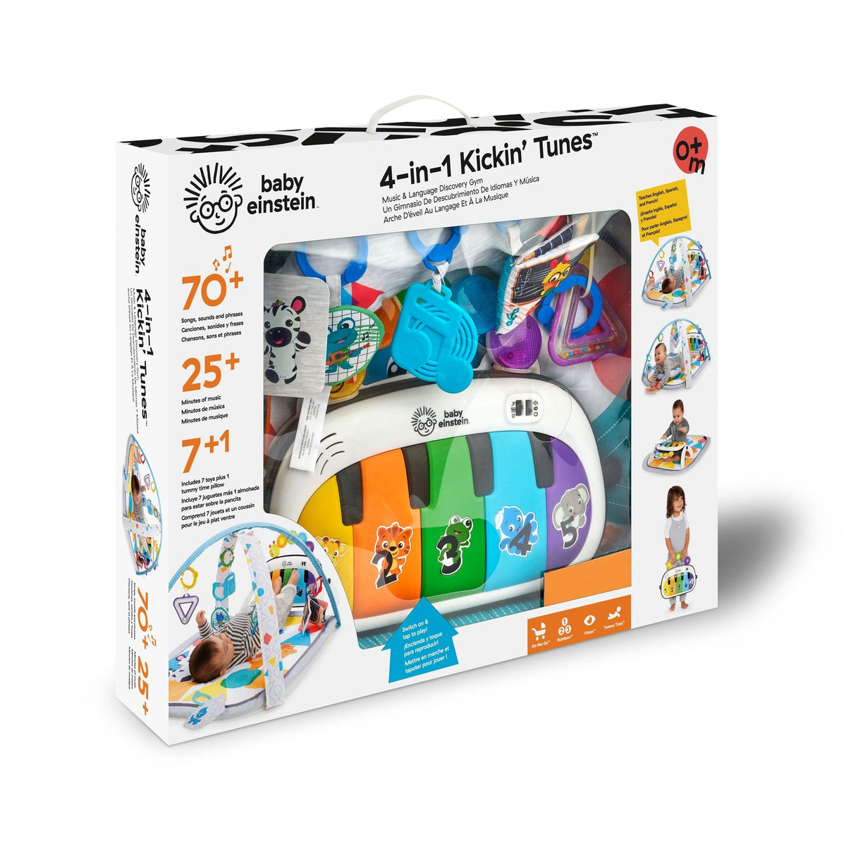 Baby Einstein 4-in-1 Kickin' Tunes Music and Language Discovery Gym O8F4 - product image 3