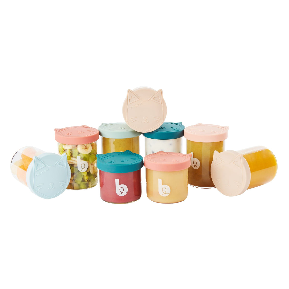 Isy Glass Food Prep & Storage Bowls Set, For Babies & Toddlers, 4-oz & 8.5-oz, 9-pk H8E4 - product image 1