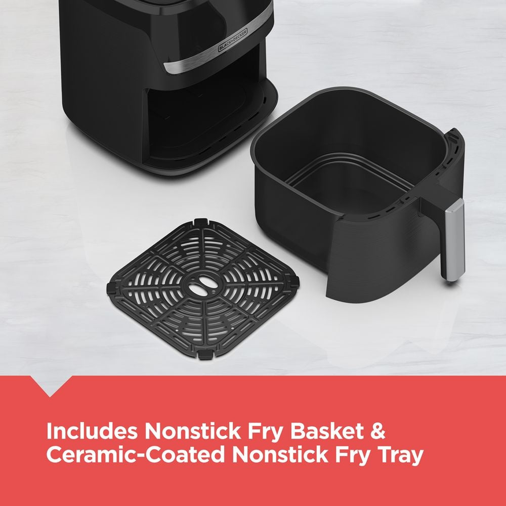 8-in-1 Digital Air Fryer with Non-Stick Cooking Basket, 6-qt R9E5 - product image 8