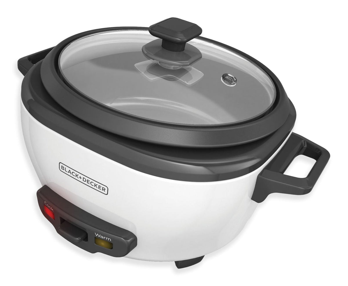 Non-Stick Rice Cooker & Steamer White, 6 Cups A9K1 - product image 2