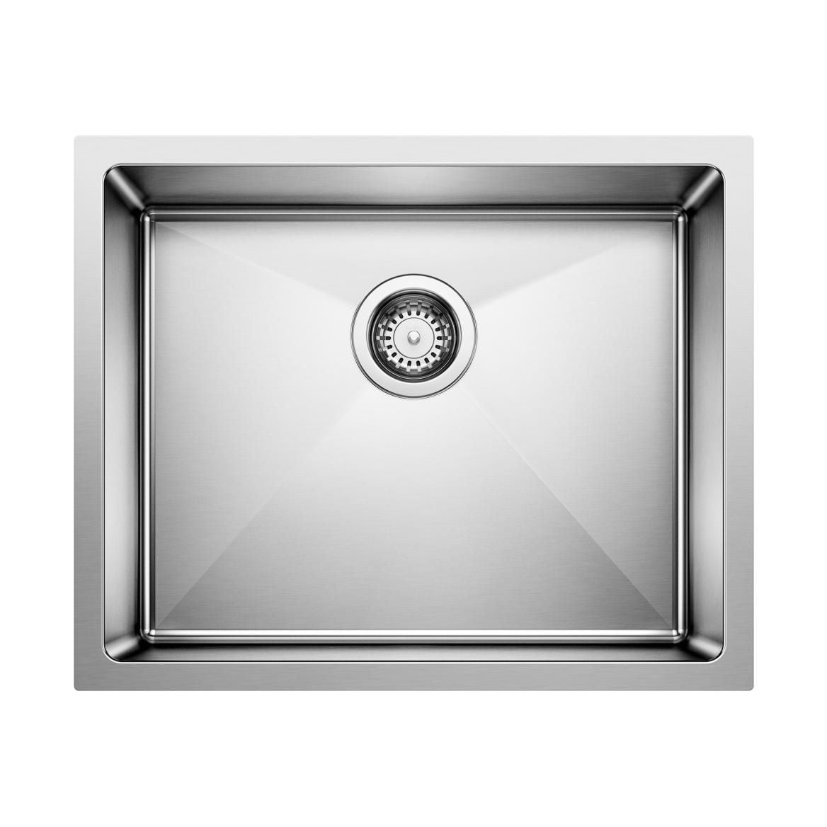 Quatrus R15 22-in Single Bowl Undermount Stainless Steel Kitchen Sink K2Z3 - product image 1