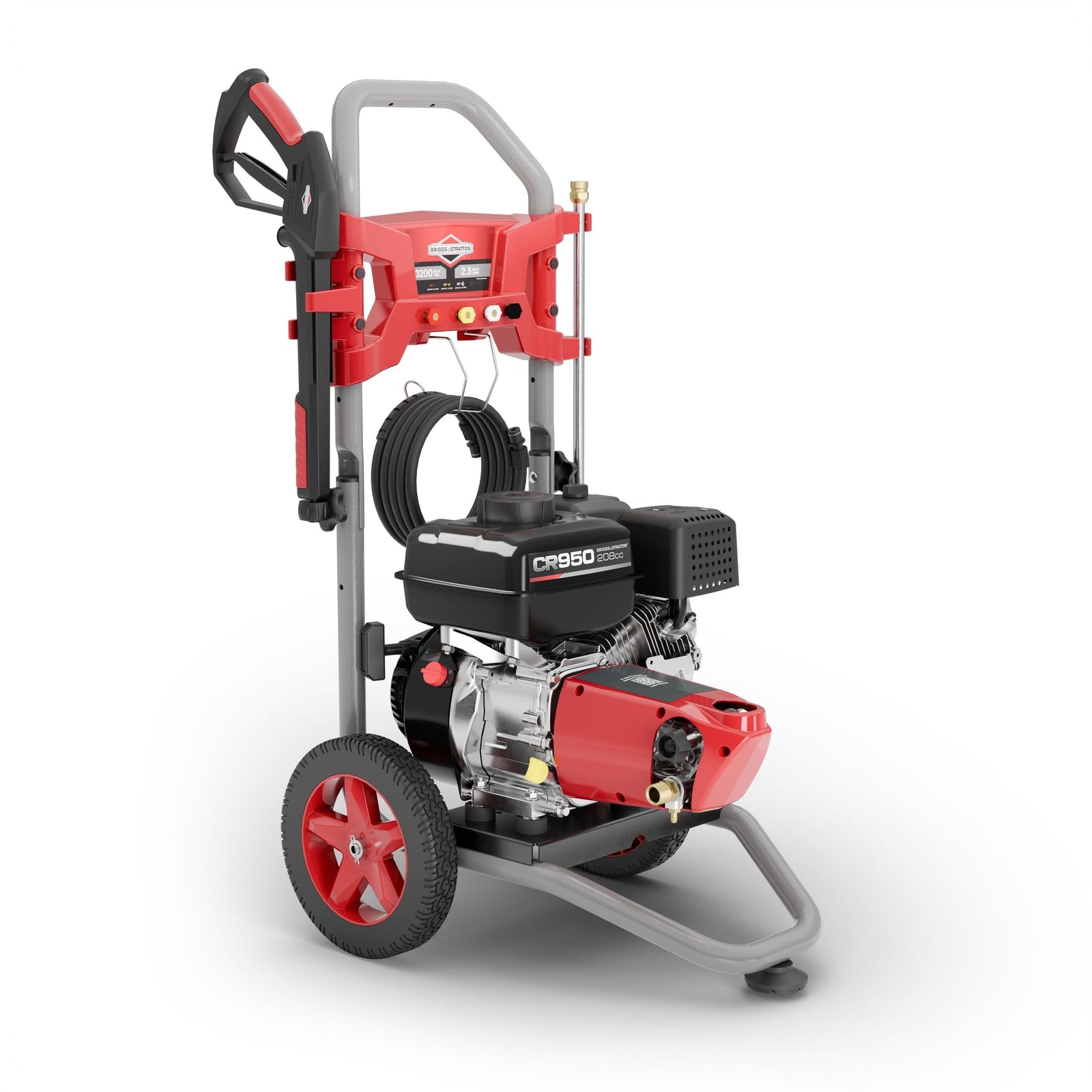 & Stratton 3200 PSI 2.5 GPM 208cc Engine Wheeled Gas Pressure Washer Q9G6 - product image 3