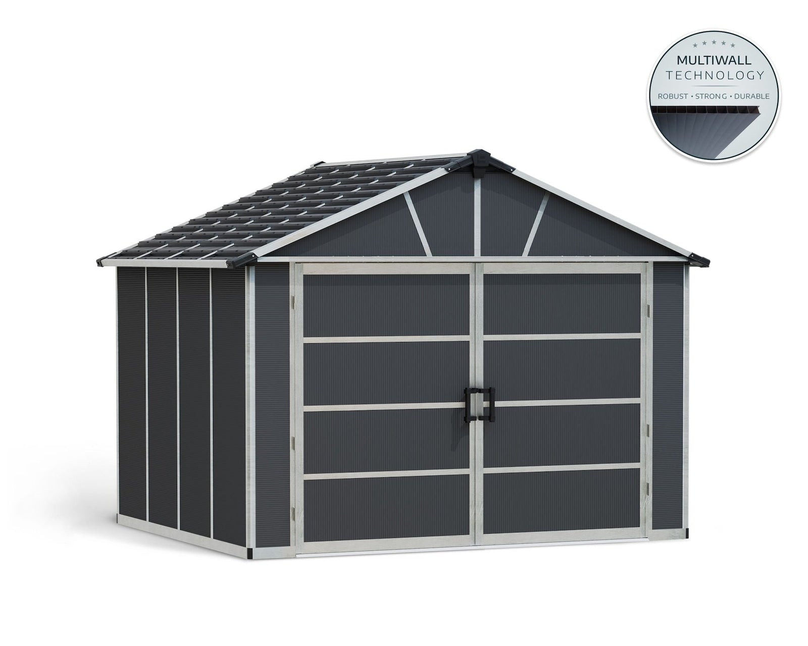 Multi-Function Polycarbonate Yukon Shed, 11x9-ft X2F0 - product image 4