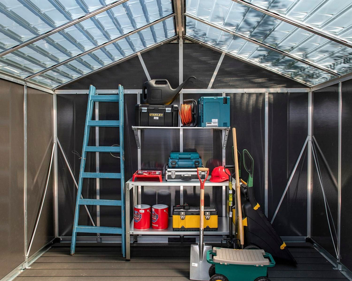 Multi-Function Polycarbonate Yukon Shed, 11x9-ft X9D2 - product image 5