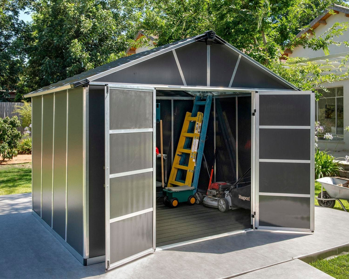 Multi-Function Polycarbonate Yukon Shed, 11x9-ft X9D2 - product image 6