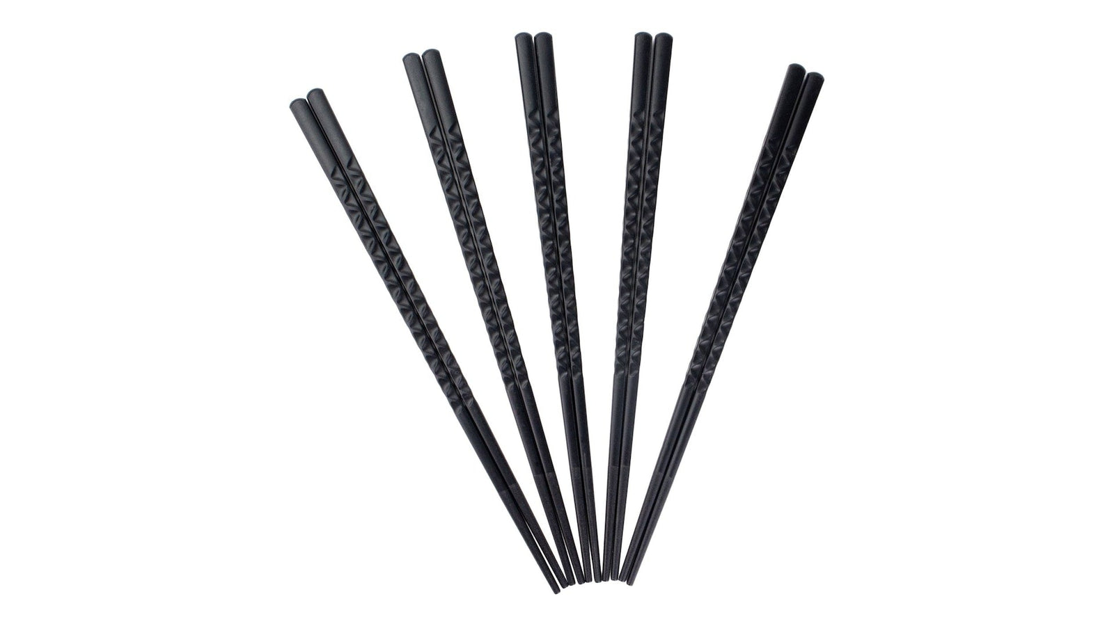 Black Dishwasher Safe Chopsticks, Serves 5, 10-pc C0G9 - product image 1
