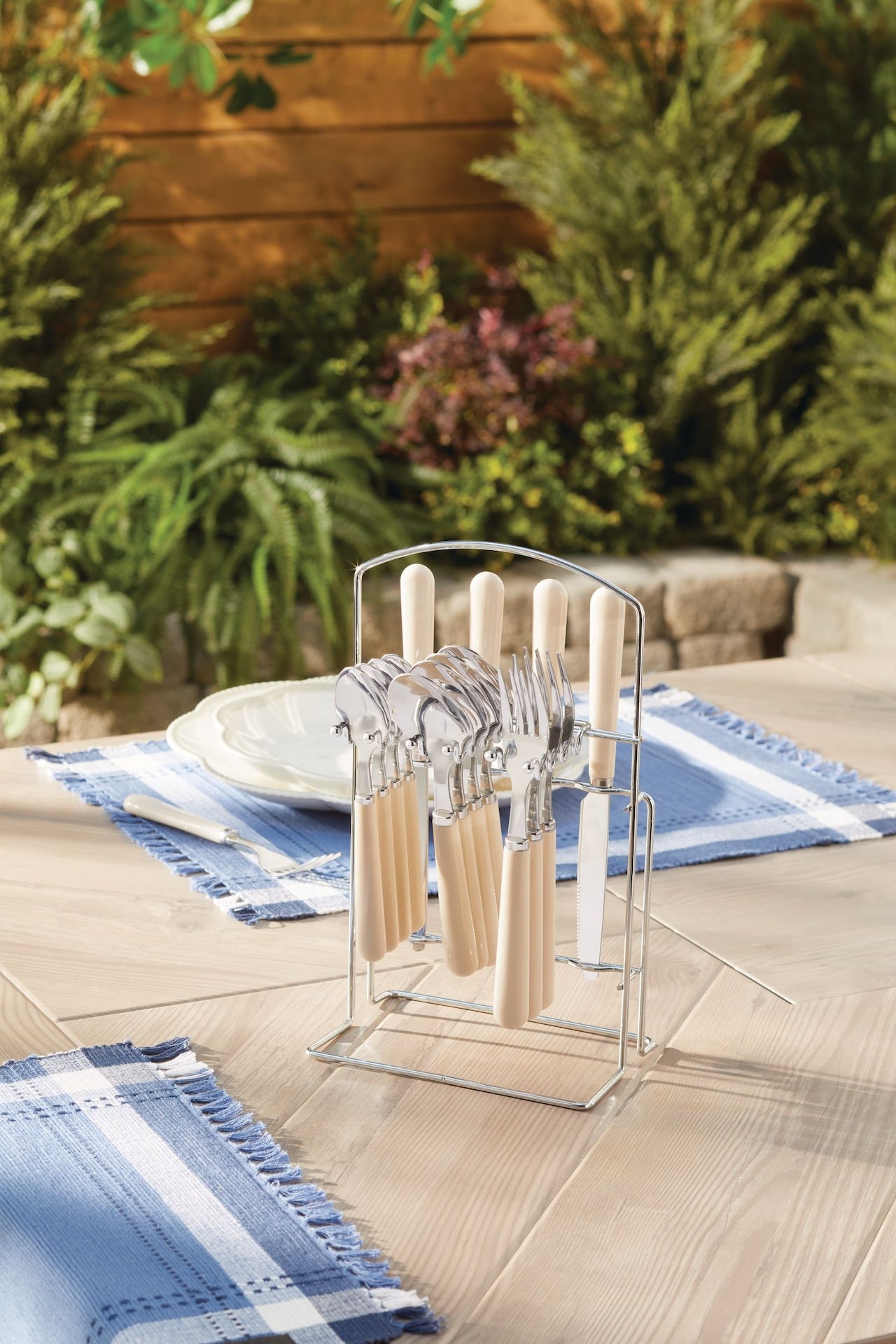 Cutlery Rack with Forks, Knives, Spoons, Teaspoons, Stand Y5Y1 - product image 6