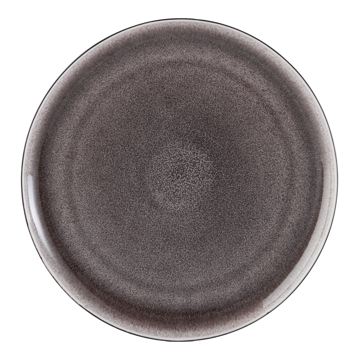 Kenway Stoneware Dinnerware Set, Serves 4, 16-pc, Matte Black & Taupe Reactive Glaze C0A5 - product image 5
