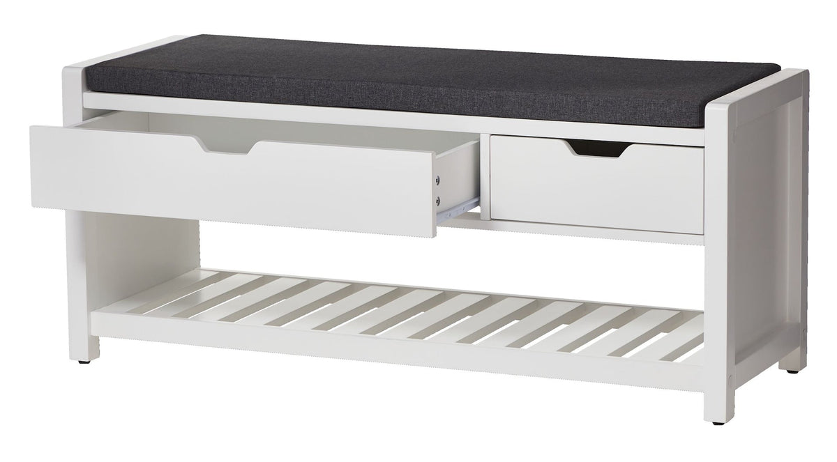 Overbrook Entryway Bench, White W4H0 - product image 1