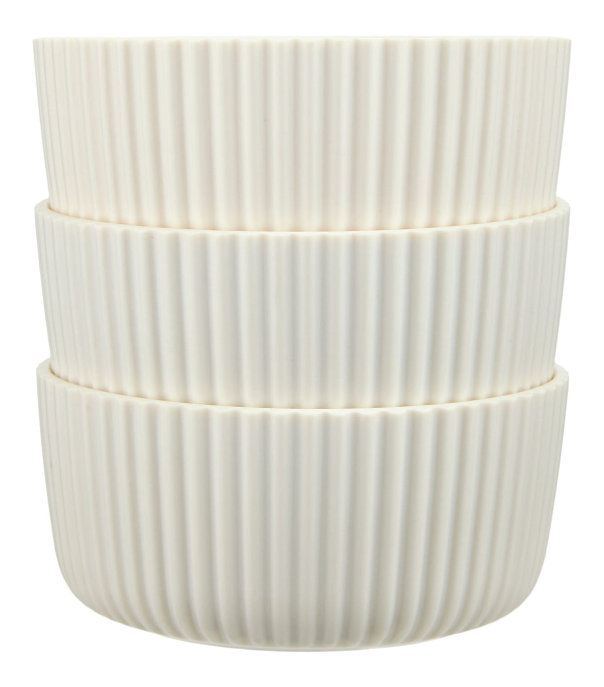Small Ribbed Bowls for Outdoor Dining, 3-pk P3Z5 - product image 1