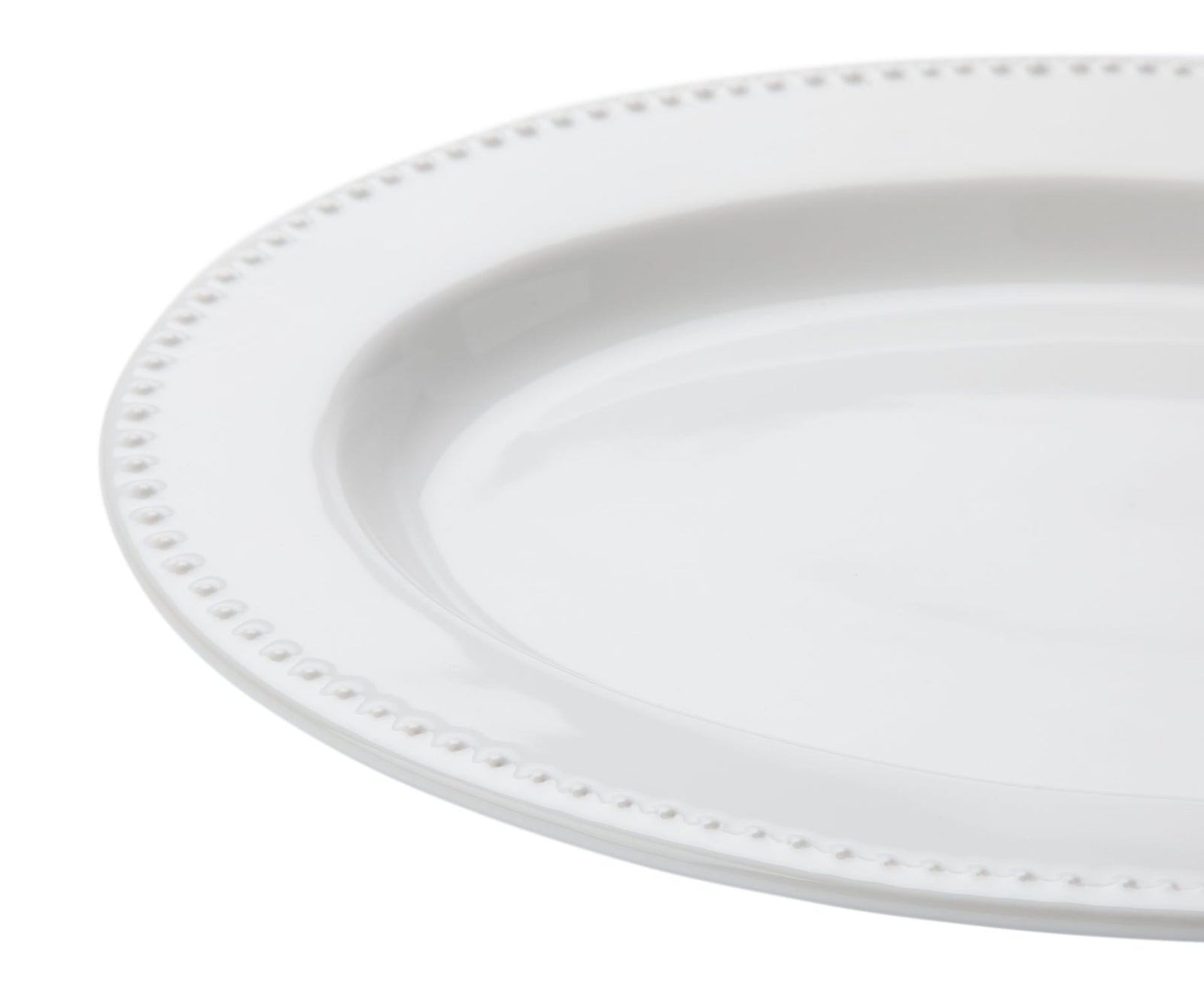 Whitworth Oval Stoneware Platter, 11.3-in, White C5S4 - product image 2