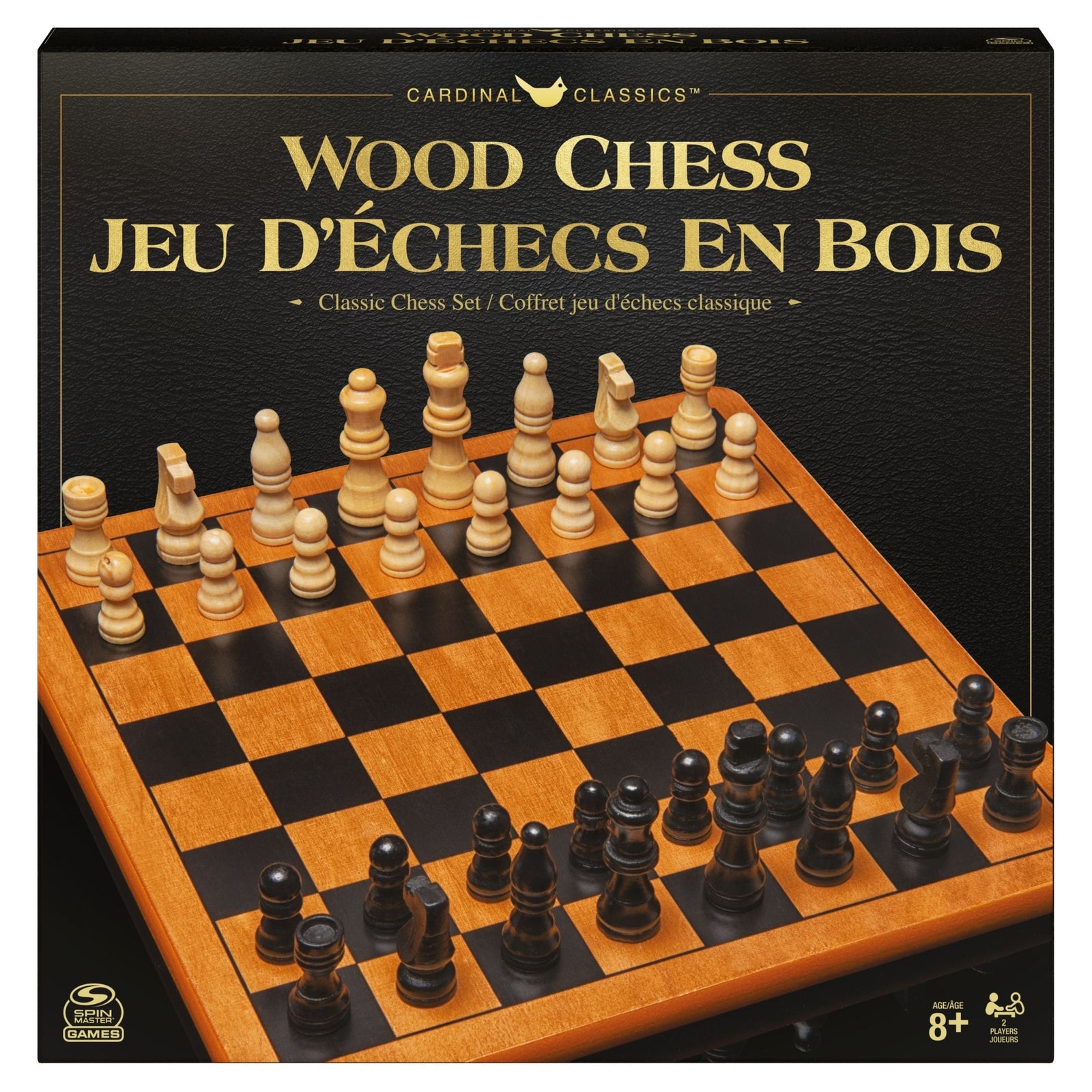 Classics Premium Wood Chess Set, 2 Players, Ages 8+ V5C1 - product image 1