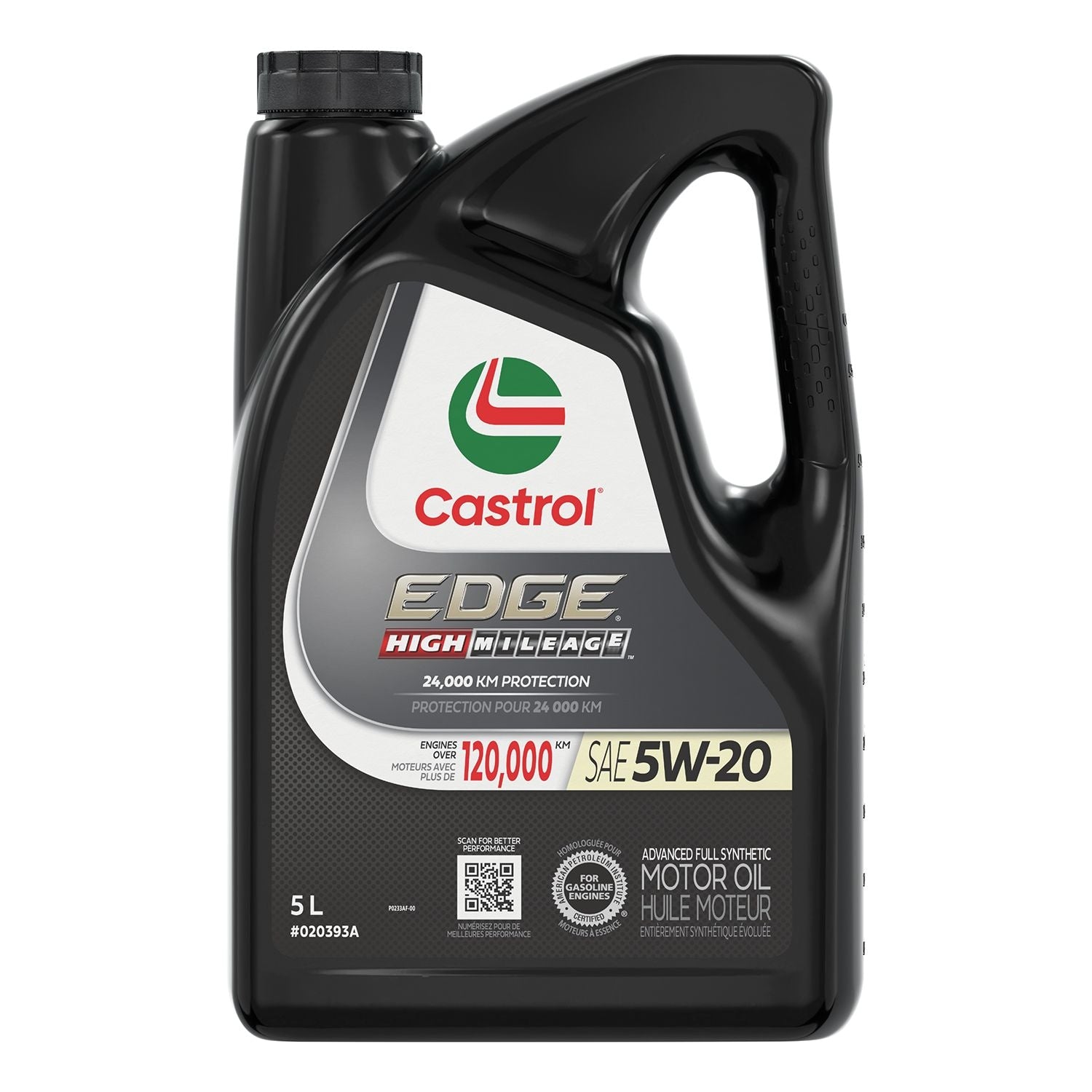 EDGE High Mileage 5W20 Synthetic Engine/Motor Oil, 5-L P3K8 - product image 1