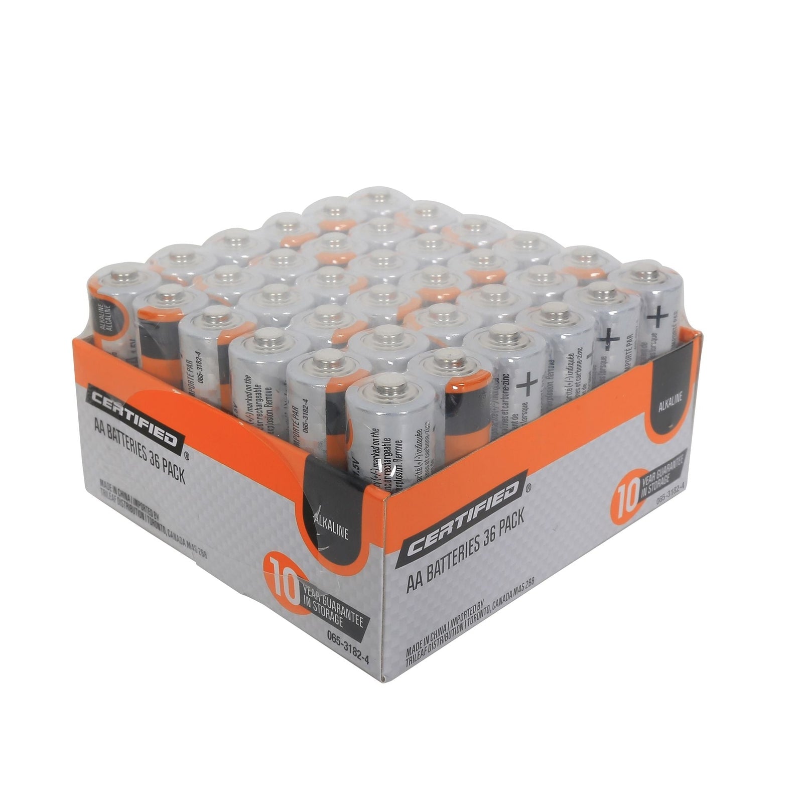 AA Alkaline Battery Set, All Purpose, Long Shelf Life, 36-pk H9F4 - product image 1
