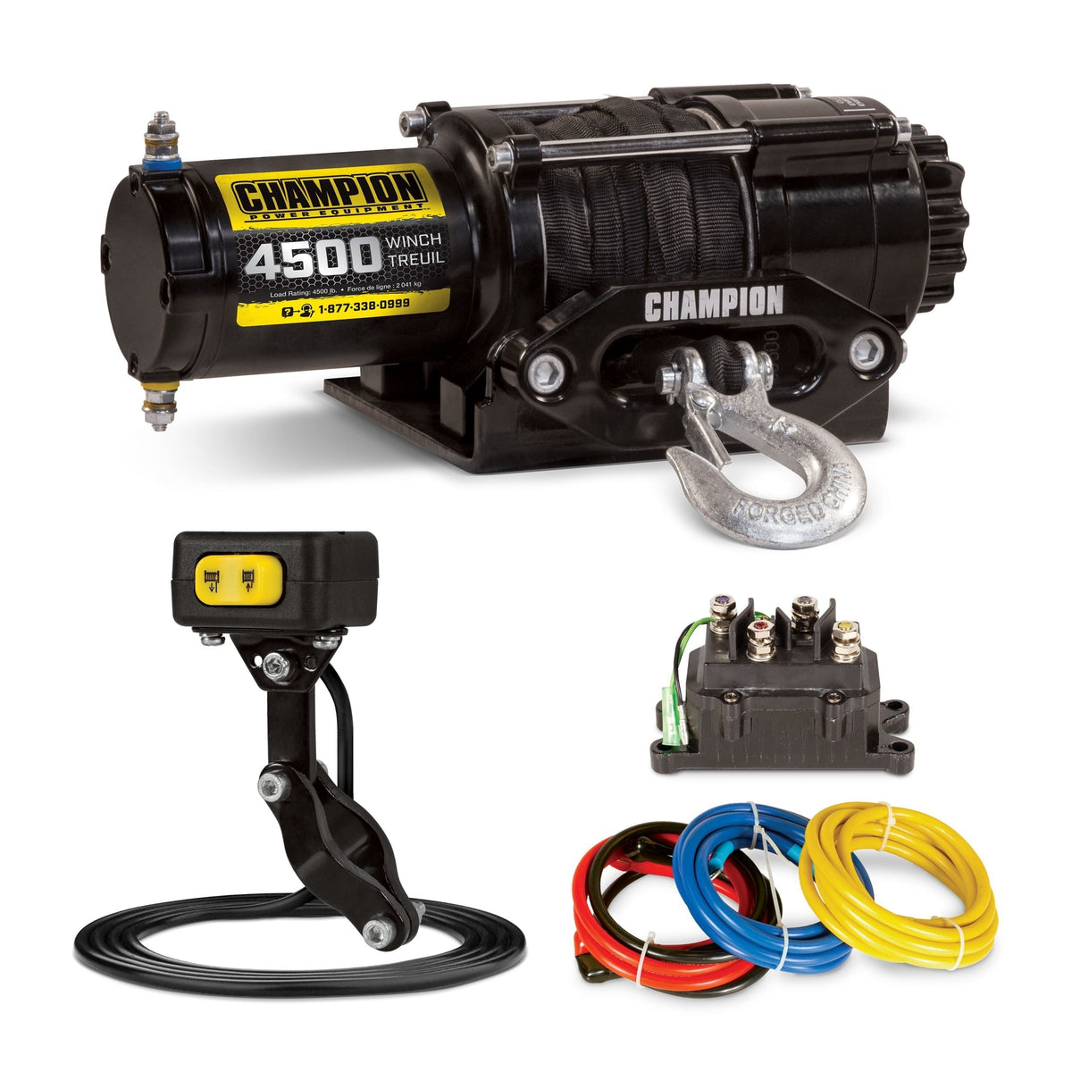 Power Equipment 14051 Synthetic Rope Winch Kit, 4,500-lb D7X2 - product image 4