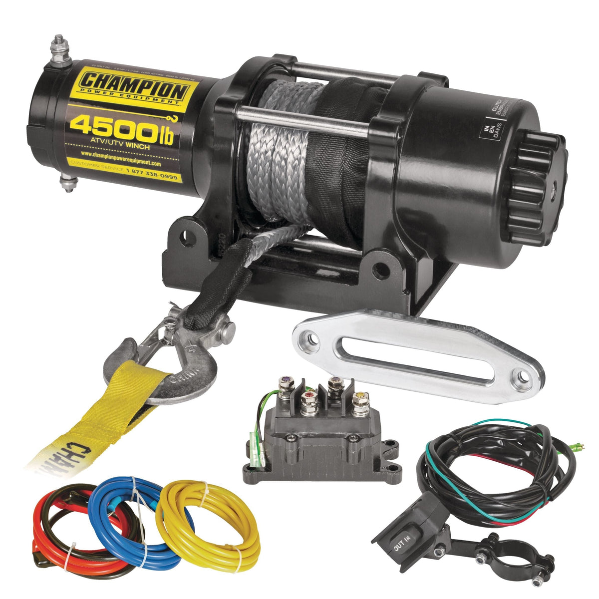 Power Equipment 14051 Synthetic Rope Winch Kit, 4,500-lb D7X2 - product image 5