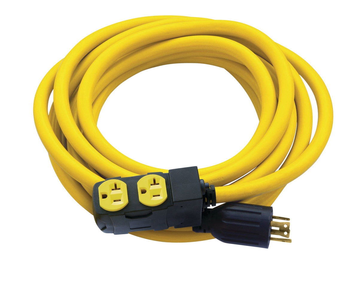 Power Equipment 30A, 250V Flat Generator Extension Cord, 25-ft V8B2 - product image 7