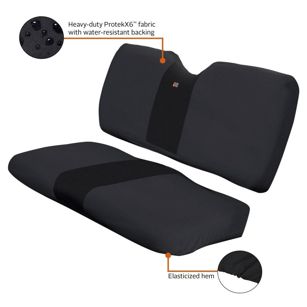 Classic Accessories QuadGear UTV Bench Seat Cover for Polaris Ranger XP/HD, Black M7J6 - product image 3