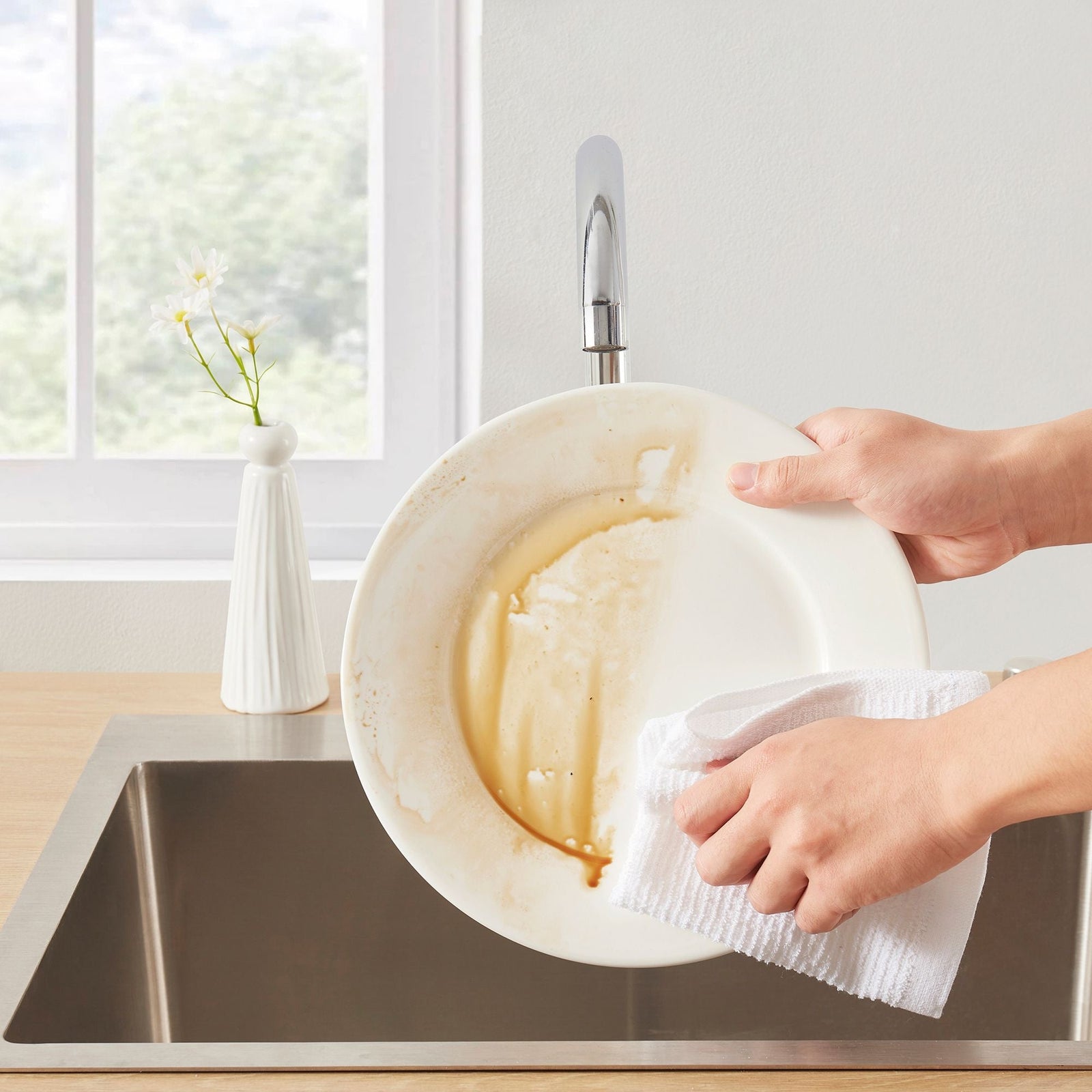 Ribbed Terry Bar Mop Dishcloth Kitchen Set, 12-in x 12-in, 6-pk B2M7 - product image 6
