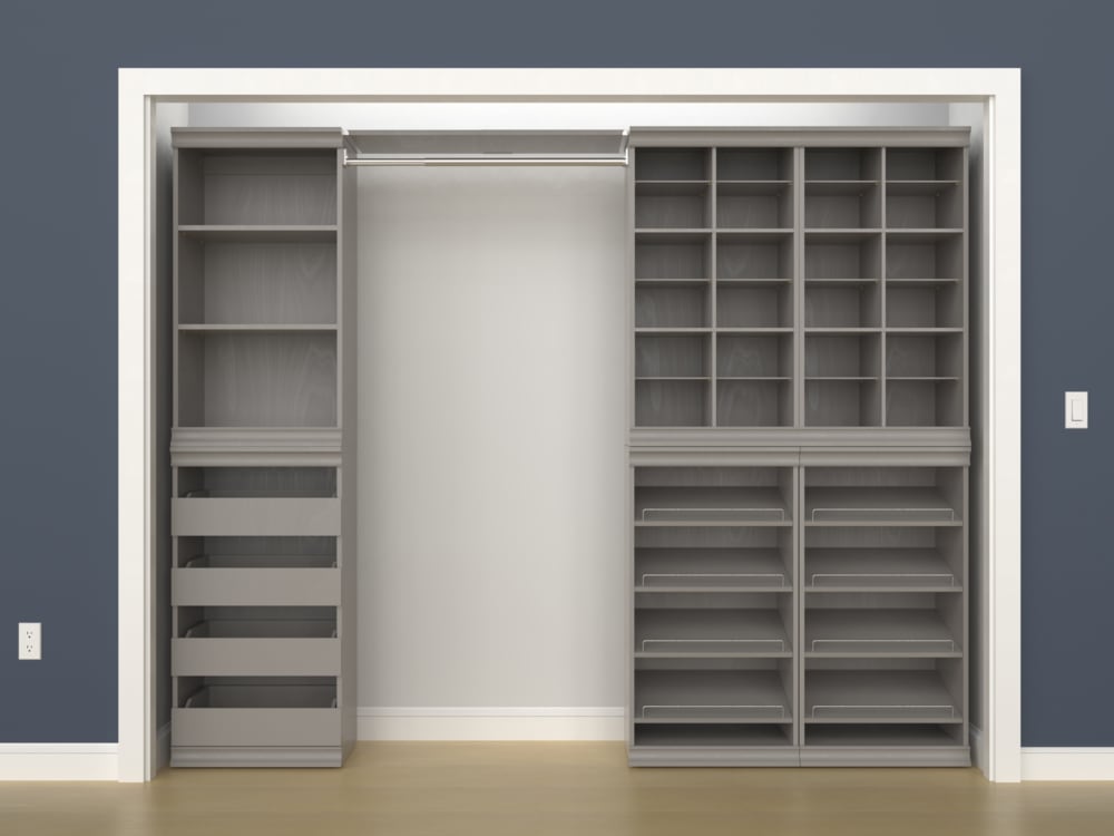 Modular Stackable Closet Storage Shelf Unit, Taupe V1P6 - product image 5
