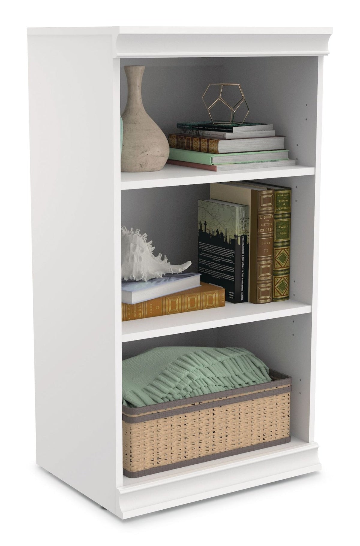 Modular Stackable Closet Storage Shelf Unit, White V4C3 - product image 2