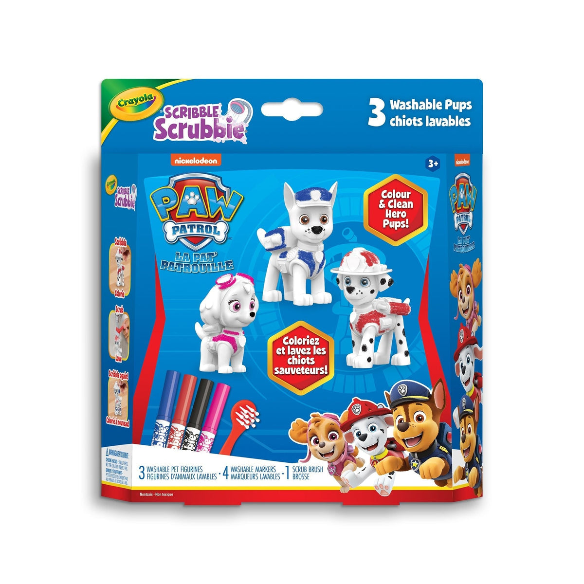 Scribble Scrubbie Pets Activity Playset with Washable Markers, 3-pk, Ages 3+ R7S9 - product image 4