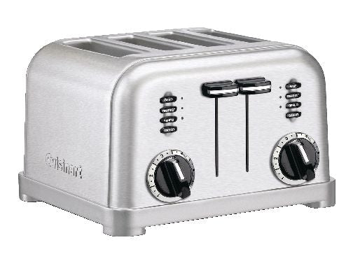 Metal Classic Toaster with 6 Settings, Stainless Steel, 4-Slices Y2F7 - product image 1