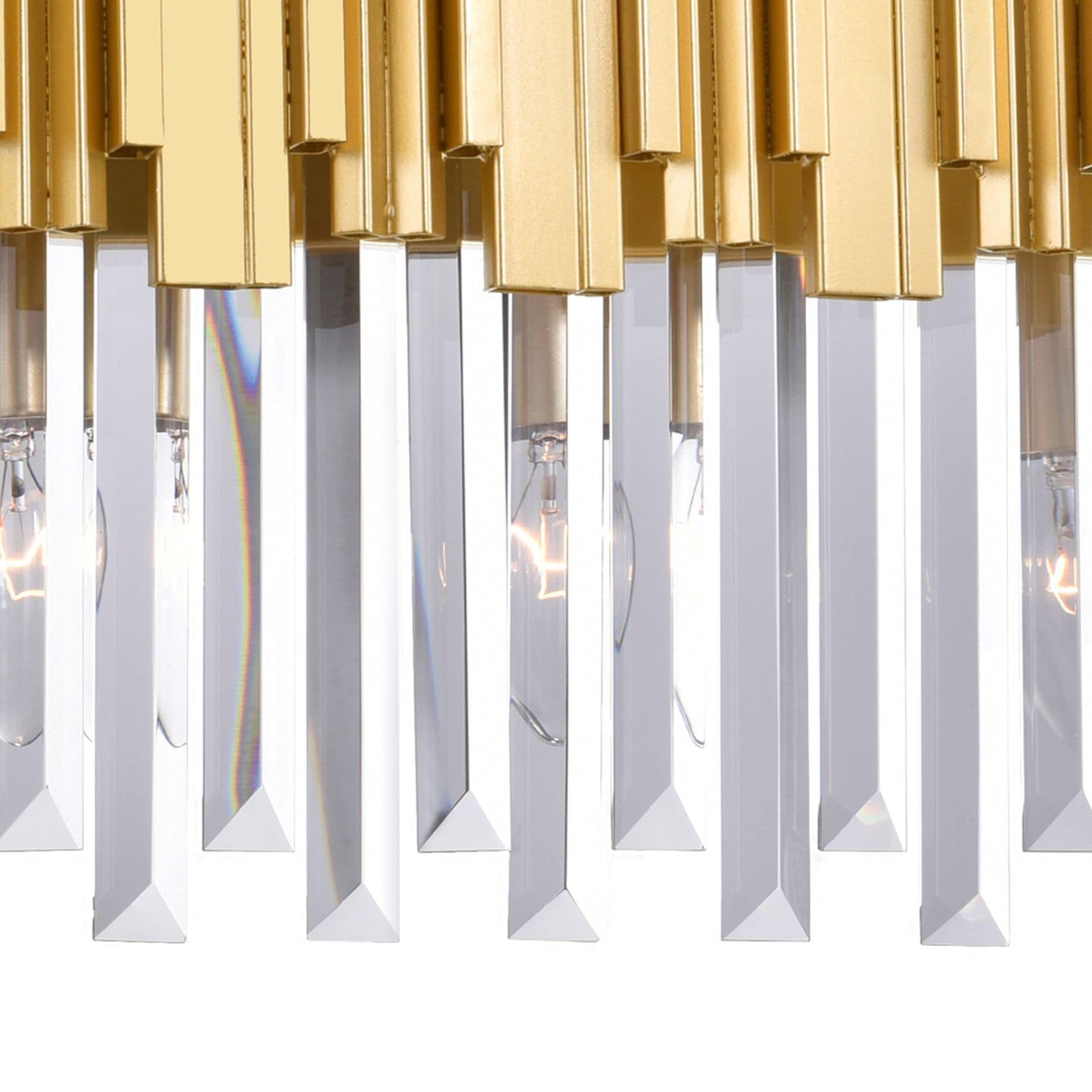 Lighting Deco 3-Light Medallion Gold Vanity Light Z6J6 - product image 5