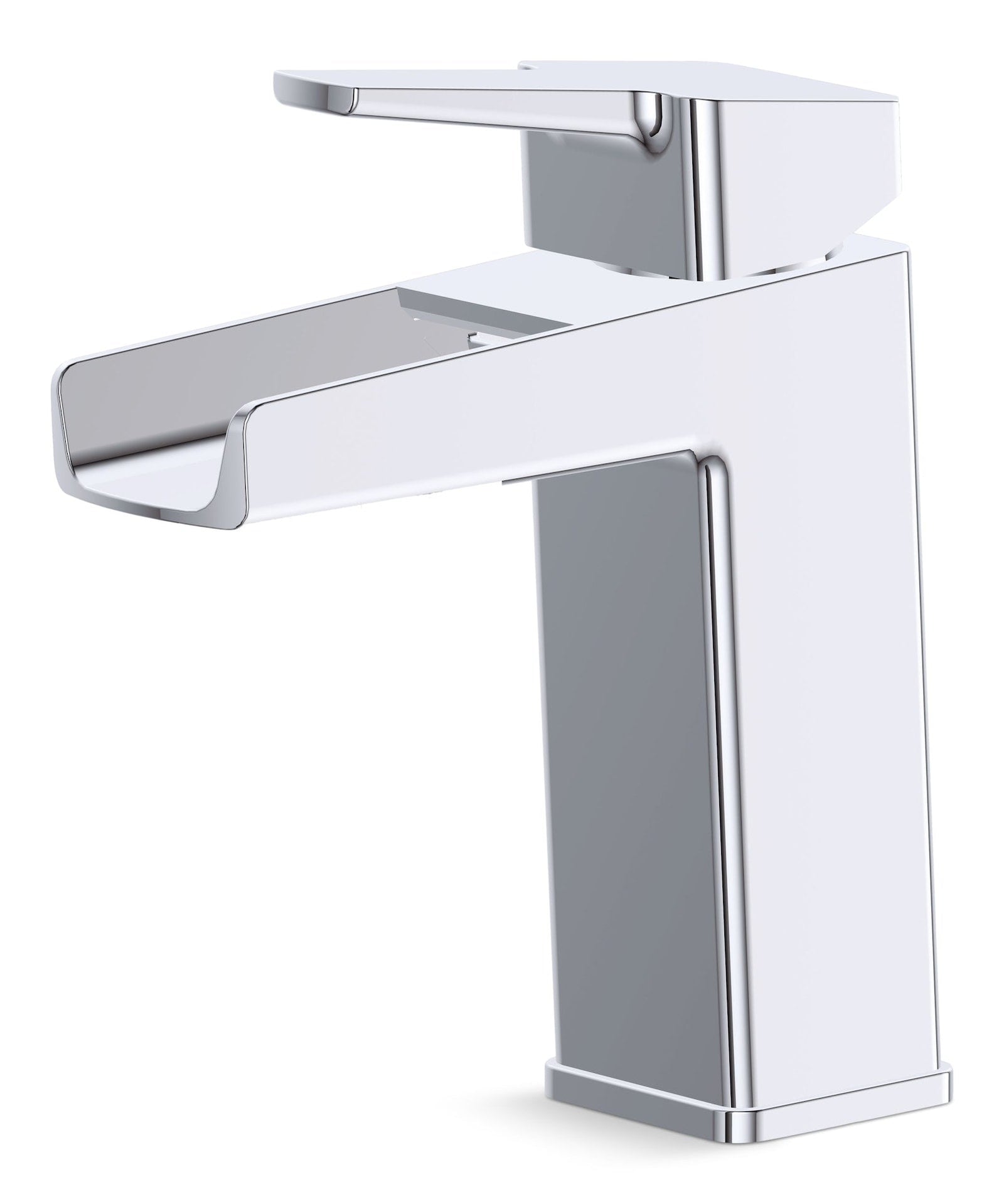 Reeve Single Handle Single Hole 4-in Centerset Bathroom Sink Faucet with Pop-up Drain, Chrome U8S7 - product image 1