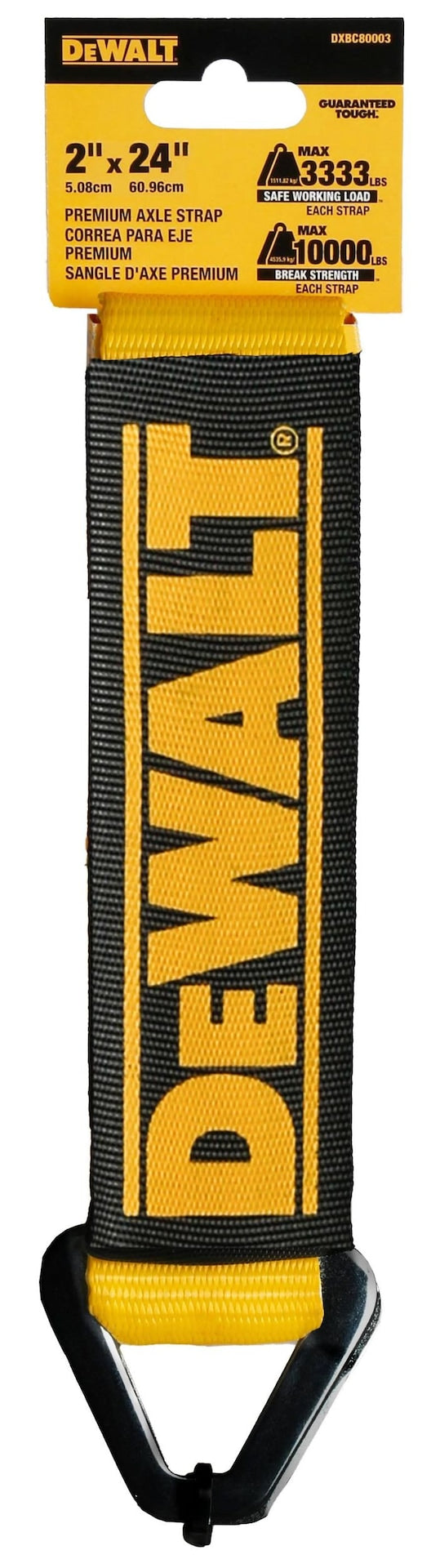 DXBC80003 10,000-lb Break Strength Premium Axle Strap, 2 x 36-in Y5G1 - product image 2