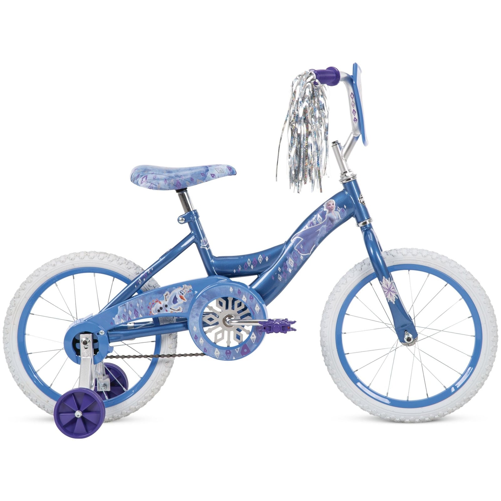Frozen Kids' Bike, 16-in Wheel, Ice Blue/White J9E2 - product image 4