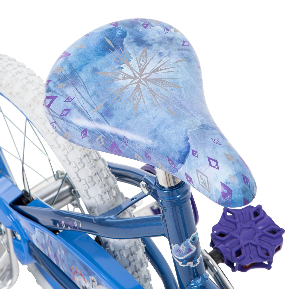 Frozen Kids' Bike, 16-in Wheel, Ice Blue/White J9E2 - product image 8