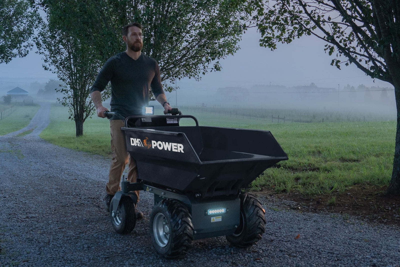 DK2 POWER by Marlon 1100 lb Self-Drive Electric Dump Cart R9S6 - product image 2