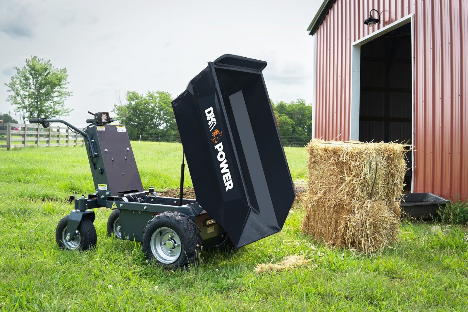 DK2 POWER by Marlon 1100 lb Self-Drive Electric Dump Cart R9S6 - product image 3