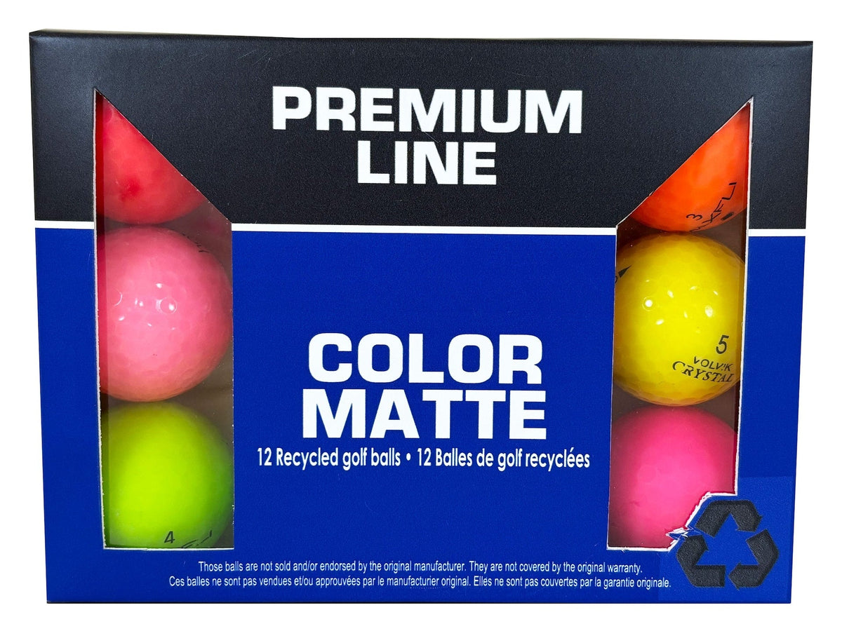 Recycled Golf Balls, Mixed/Matte Colours, 12-pk W6T4 - product image 1